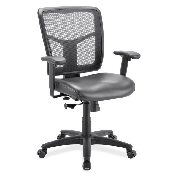 CoolMesh Basic Collection Task Chair with Arms and Black Frame, Officesource, Mfr#: 7621ANSLBK